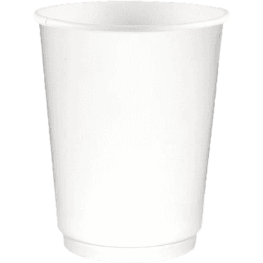 Стакан бумажный 250 мл Белый двухслойный ThermoCup D-80 мм Pp