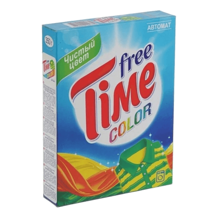 Стиральный порошок 350 г "Free Time", Для цветного