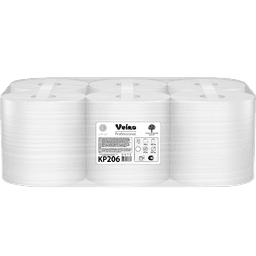Полотенце бумажное 2х/двухслойная Veiro Professional Comfort 180 м, Белое, с центральной вытяжкой