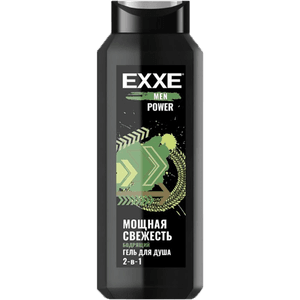 Гель для душа 400 мл "EXXE" MEN 2в1 Бодрящий POWER Гель для душа 400 мл "EXXE" MEN 2в1 Бодрящий POWER