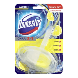 Блок для унитаза сменный "Domestos" 40г, Лимон Блок для унитаза сменный "Domestos" 40г, Лимон