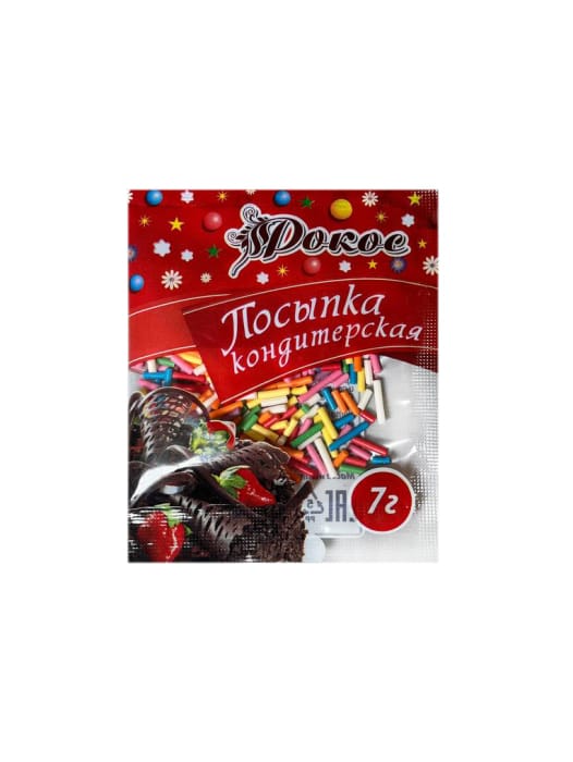 Пасхальная посыпка "Вермишель" для куличей, кексов 7г Пасхальная посыпка "Вермишель" для куличей, кексов 7г